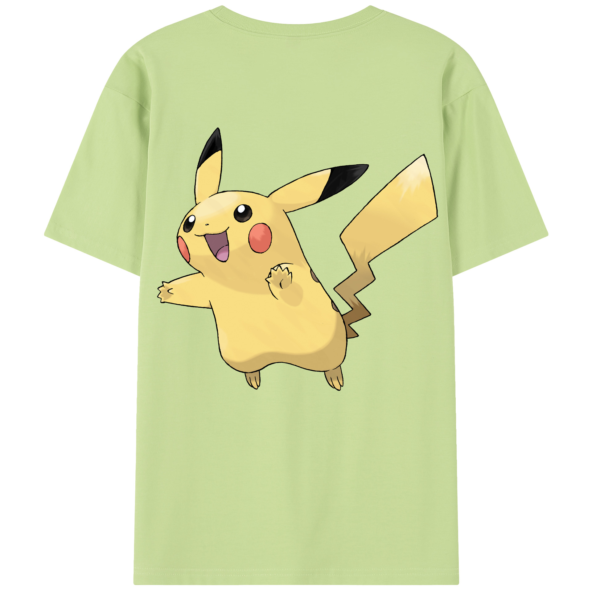 （画像用） ポケットモンスター Pokémon 綿100％半袖Tシャツ（背面プリント）
